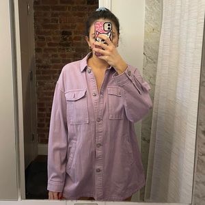 H&M Lilac Oversized Shacket